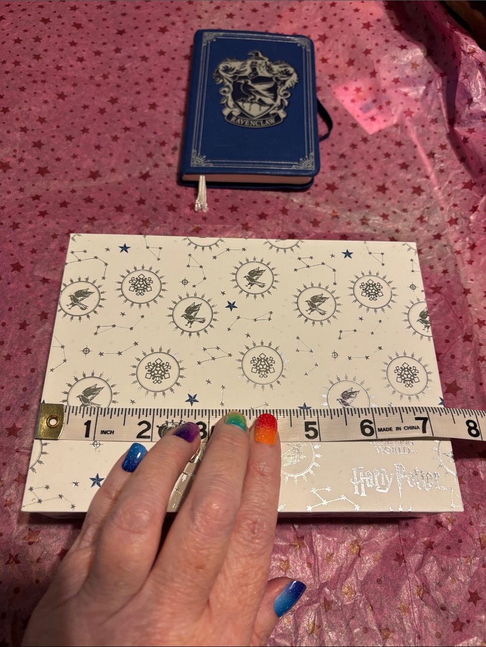Harry Potter Ravenclaw Journal - Blue, Silver and Wizarding World Box - Picture 8 of 12